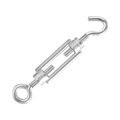 SURTEK Tensor de zinc gancho-argolla 1/4" fabricado en acero al carbón. MOD: TENL-1/4OGS