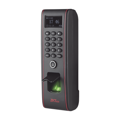 ZKTECO Terminal biométrica exterior / 3,000 huellas / 10,000 tarjetas / TCP/IP / Wiegand 26bit / 30,000 eventos MOD: TF-1700