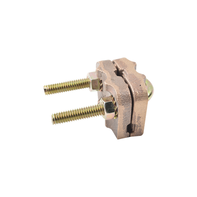 TOTAL GROUND Conector Antivandalico de Varilla 5/8" a Cable Calibre 4 (Cuatro) a 3/0 (Triple Cero). MOD: TG-AB18-ET