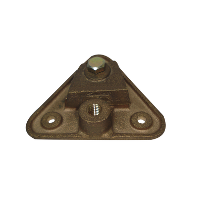 TOTAL GROUND Base Triangular para Punta Pararrayo Maciza. MOD: TG-BT