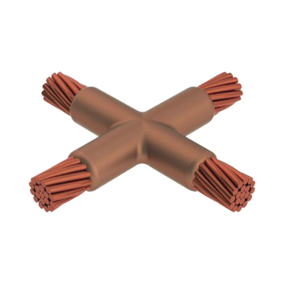 TOTAL GROUND Molde para Soldadura exotermica tipo X para cable 2/0 AWG - 2/0 AWG. TGM-CCX-2/0-2/0