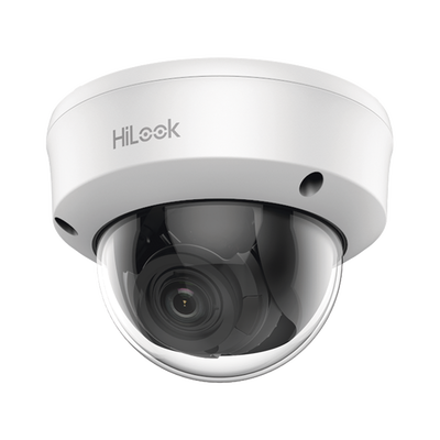 HiLook by HIKVISION Domo TURBOHD 2 Megapixel (1080p) / Lente Var. 2.8 - 12 mm / 40 mts IR EXIR / IP66 / IK10 / 4 Tecnologías (TVI / AHD / CVI / CVBS) / dWDR THC-D320-VF