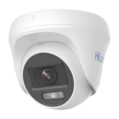 HiLook by HIKVISION Turret TURBOHD 1080p / Imagen a Color 24/7 / Lente 2.8 mm / ColorVu Lite / Luz Blanca 20 mts / Uso en interior / Policarbonato THC-T129-P