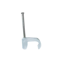 THORSMAN Grapa para cable plano de 6mm color transparente (100pzs) (3210-00100) MOD: TC-6X-10