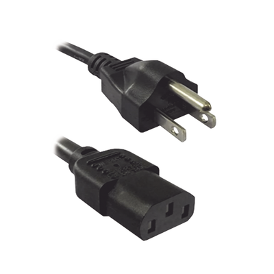 THORSMAN Cable de poder para contacto empotrable TH-CDE-USB-N, 10 A, 125 V TH-MC-PW