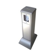 THORSMAN Mini columna color aluminio todo en uno, administre datos y energía (10000-02000) THMICG