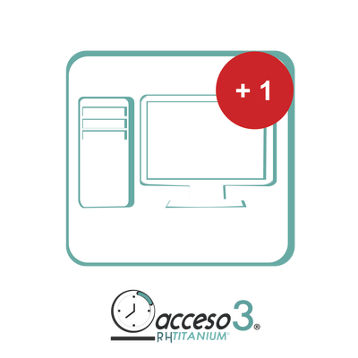 AccessPRO [BAJO PEDIDO] Expansión (Activacion adicional) para Software de Tiempo & Asistencia compatible con SISTEMAS DE NOMINA / Acceso3 - TITANIUM MOD: TITANIUMEST