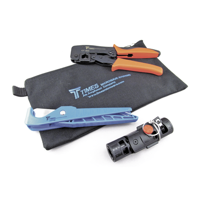 TIMES MICROWAVE Kit de Herramientas para Instalar Conectores en Cable LMR-600 Times MOD: TK-600EZ