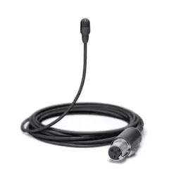 Shure TL46B/O-MTQG Micrófono omnidireccional lavalier subminiatura - Conector MTQG negro - Apto para grabaciones profesionales y presentaciones en vivo - La Mejor Opcion by Creative Planet