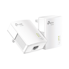 TP-LINK Kit Adaptador Powerline Gigabit Ethernet, tecnologia HomePlug AV2, 1000Mbps, Plug and Play, hasta 300 M dentro de casa, 1 Puerto 10/100/1000 Mbps y tamaño ultra compacto MOD: TLPA7017KIT
