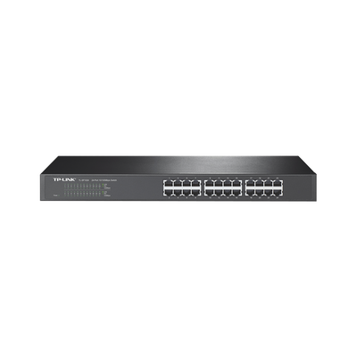 TP-LINK Switch no administrable de 24 puertos 10/100 Mbps para montaje en rack MOD: TL-SF1024