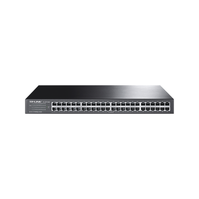 TP-LINK Switch no administrable de 48 puertos 10/100 Mbps para montaje en rack MOD: TL-SF1048