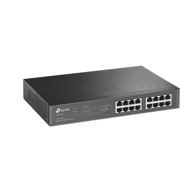 TP-LINK Switch Easy Smart PoE+, 16 puertos 10/100/1000Mbps, 8 puertos PoE+, 150W MOD: TL-SG1016PE