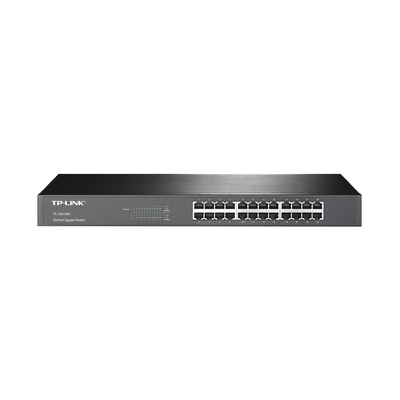 TP-LINK Switch Gigabit no administrable de 24 puertos 10/100/1000 Mbps MOD: TL-SG1024