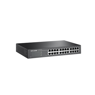 TP-LINK Switch Gigabit no administrable de 24 puertos 10/100/1000 Mbps para escritorio/rack MOD: TL-SG1024D