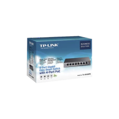 TP-LINK Easy Smart Switch PoE JetStream , 8 puertos 10/100/1000 Mbps 55 W MOD: TL-SG108PE