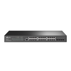 TP-LINK Switch Omada SDN Administrable / 24 puertos Gigabit y 4 puertos SFP / Funciones sFlow, QinQ y QoS / Administración centralizada OMADA MOD: TL-SG3428