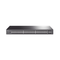 TP-LINK Switch Omada SDN Administrable / 48 puertos Gigabit y 4 puertos SFP / Funciones sFlow, QinQ y QoS / Administración centralizada OMADA MOD: TL-SG3452
