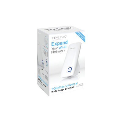 TP-LINK Repetidor / Extensor de Cobertura WiFi N, 300 Mbps, 2.4 GHz , con 1 puerto 10/100 Mbps MOD: TL-WA850RE