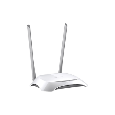 TP-LINK Router Inalámbrico para WISP con Configuración de fábrica personalizable, 2.4 GHz, 300 Mbps, 4 Puertos LAN 10/100 Mbps, 1 Puerto WAN 10/100 Mbps, control de ancho de banda MOD: TL-WR850N