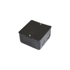 THORSMAN Caja de registro de acero galvanizado, 10x10 cm, Color Negro (11000-00000) MOD: TMK10X10