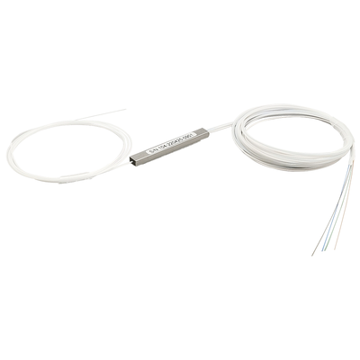 TEMPO Splitter (Divisor Óptico) tipo PLC, 1x4, para fusión (sin conectores) MOD: TM-PLC-1X4WOC