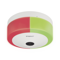 Hanwha Techwin Wisenet Fisheye IP 12 Megapixel / WDR 120dB / PTZ Digital 16X / Para aplicaciones de estacionamiento MOD: TNF-9010