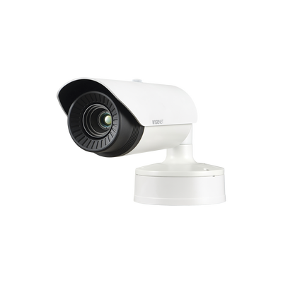 Hanwha Techwin Wisenet Cámara Bullet Antivandálica Térmica IP / Resolución 640 x 480 / Lente 19 mm / H.265 & WiseStream II MOD: TNO-4040T