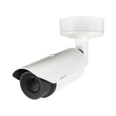Hanwha Techwin Wisenet Cámara Bullet Antivandálica Térmica IP / Resolución 640 x 480 / Lente 13 mm / H.265 & WiseStream II / MOD: TNO-4040TR
