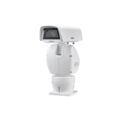Hanwha Techwin Wisenet PTZ IP Punta de Poste Exterior 2 Megapíxel / Lente 32X / WDR 120 dB / Video Analíticos Avanzados MOD: TNU-6321