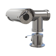 Hanwha Techwin Wisenet Camara IP PTZ antiexplosion 2MP, 32X, IP68, WiseStream II / con wiper / acero inoxidable MOD: TNU-X6320E2WT1-Z