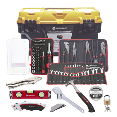 PRECISION Juego de Herramientas Multitareas con caja para su facil manejo. TOOL-SET-004