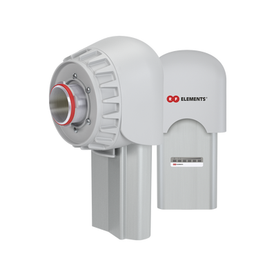 RF ELEMENTS Adaptador TwistPort sin perdidas para ROCKETM5 con blindaje de aluminio para disminuir interferencia, 5180-6400 MHz, listo para antena simetrica MOD: TPADAPTOR-RM5SV2