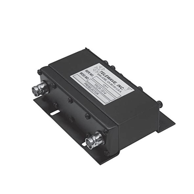 TELEWAVE, INC Preselector Compacto para 150-160 MHz, 4 Cavidades, 2 MHz de Ancho de Banda, 50 Watt, BNC Hembra. MOD: TPCP-1514