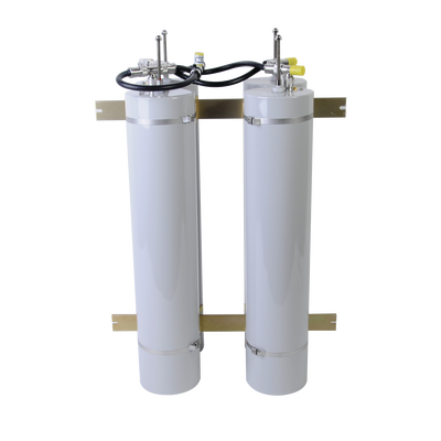 TELEWAVE, INC Duplexer Pasa Banda-Rechazo de Banda, 400-512 MHz, 4 Cavidades (5"Diá.) 1MHz, 350Watt, N Hembras. MOD: TPRD-4554