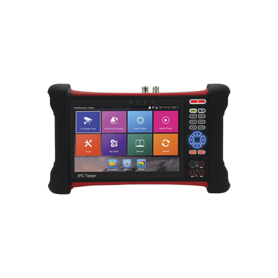 EPCOM Probador de Vídeo Android con Pantalla LCD de 7" para IP ONVIF / HD-TVI 8MP (TurboHD) / Análogo, ONVIF, Wi-Fi, Scanner IP, WiFi, entrada HDMI/Medidor de potencia optica MOD: TPTURBO4KPLUS