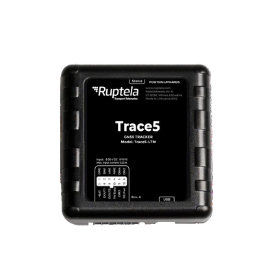 RUPTELA Localizador Vehicular 2G y 4G/ Rastreo / Conducción eficiente / Deteccion de Jammer / Registro de conductores / Sensores adicionales MOD: TRACE5