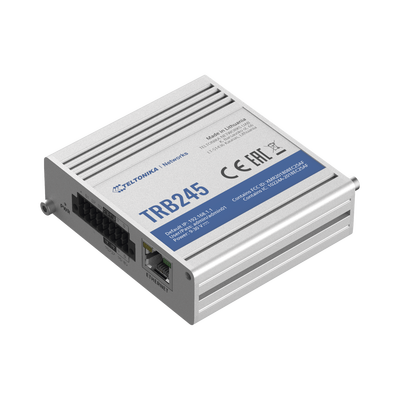TELTONIKA Gateway Industrial LTE M2M (Cat 4), puertos Serial RS232/RS485 MOD: TRB245