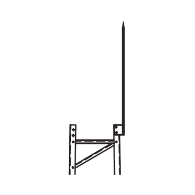 Trylon Punta Pararrayo Maciza para Estructura de Torre TITAN. MOD: TRY-TLR