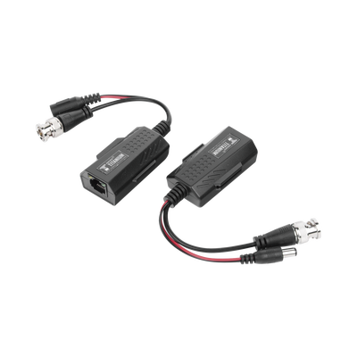 EPCOM TITANIUM Kit de transceptores activos con conector para alimentación (12V/24Vcc/AC) TurboHD para aplicaciones de video por UTP Cat5e/6 en HD. Distancia de hasta 150 m en 4K MOD: TT-101-PV-TURBO
