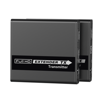 EPCOM TITANIUM Kit Extensor HDMI para distancias de 70 metros / Soporta resoluciones 720 y 1080P @ 60 Hz / Cat 6, 6a y 7 / Cero Latencia / Uso 24/7 / HDR10 / Salida Loop / Configuración EDID / Soporta control remoto del equipo fuente / Salida de audio de 3.5mm MOD: TT223