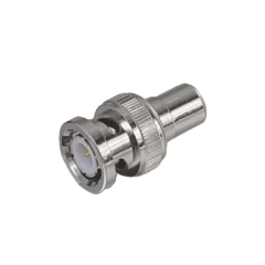 EPCOM TITANIUM Adaptador en línea para 75 Ohm, de conector BNC macho a RCA hembra en aplicaciones de Audio-Video para cámaras, monitores y DVR´s. MOD: TTRG02