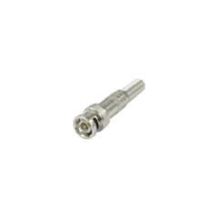 EPCOM TITANIUM Conector BNC macho de 75 Ohm, con base de resorte para montar a presión cable coaxial RG-59/ RG-6, Níquel/ Oro/ Teflón. MOD: TTRG96