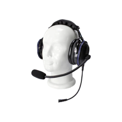 TXPRO Auriculares de diadema de uso rudo sobre la cabeza para serie Motorola GP300/P1225/PRO3150/MAG ONE/EP450/DEP450 MOD: TX-750-M01