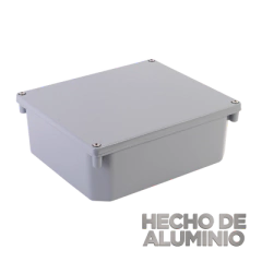 TXPRO Gabinete de Aluminio para Exterior (IP66) de 252 x 215 x 91 mm Cierre por Tornillos. MOD: TXG-03-53