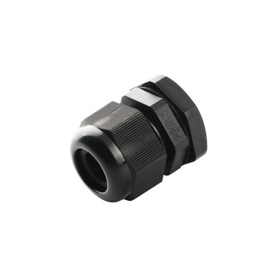 TXPRO Conector Plástico Negro Tipo Glándula para Cable de 10 a 14 mm de Diámetro. MOD: TXG-PG16-BK
