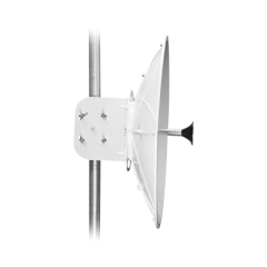 TXPRO Antena direccional para B11, Doble polaridad, 10 a 11.7 GHz, 2 ft, Alta ganancia en 34 dBi, Montaje incluido MOD: TXPD34B11