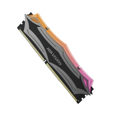 HIKVISION Modulo de Memoria RAM 8 GB / 3200 MHz / UDIMM / Para Equipo Gamer o Alto Procesamiento / Con Luz RGB MOD: U100/8GB