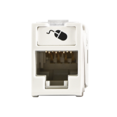 SIEMON Jack UltraMAX Cat5e, UTP, Montaje híbrido en Placa de Pared (Plano y Angulado), Color Blanco, Punch Down MOD: U5-H02NS - buy online