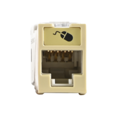 SIEMON Jack UltraMAX Cat5e, UTP, Montaje híbrido en Placa de Pared (Plano y Angulado), Color Marfil, Punch Down MOD: U5-H20NS - comprar en línea